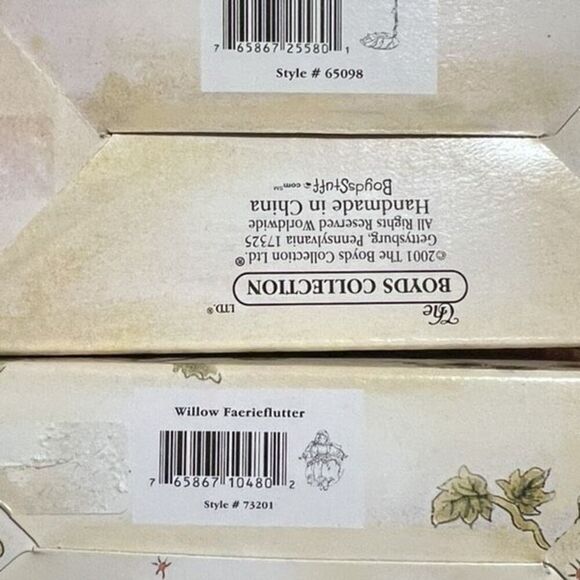 Fairiessence by Boyd's Faerie Whispers Willow Faerieflutter #73201 with Stand - Picture 3 of 3